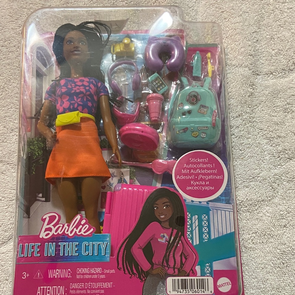 Mattel Barbie Life in the City Doll with Colorful Outfit